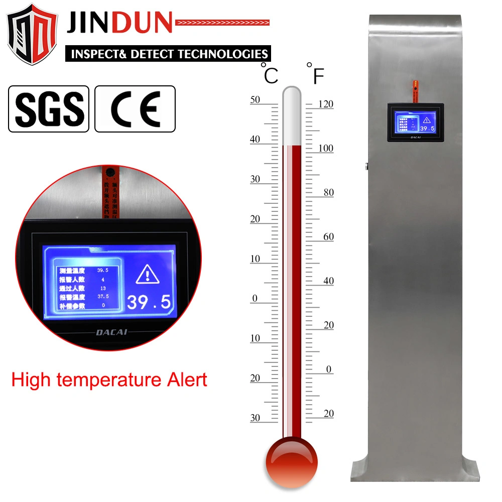 Termómetro por infrarrojos no toque la puerta de detectar la temperatura corporal