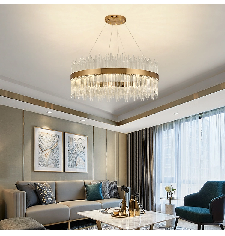 Modern Chandeliers LED Lights Crystal Pendant for Hall