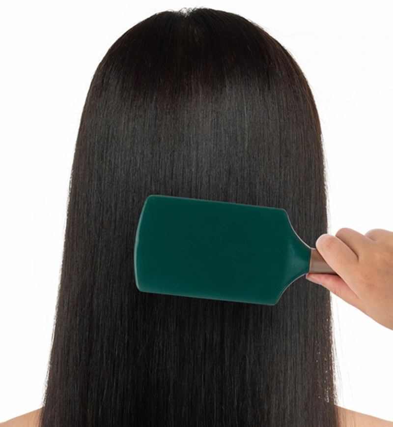 Wholesale/Supplier Dark Green Antistatic Massage Hair Beauty Flat Comb Brush