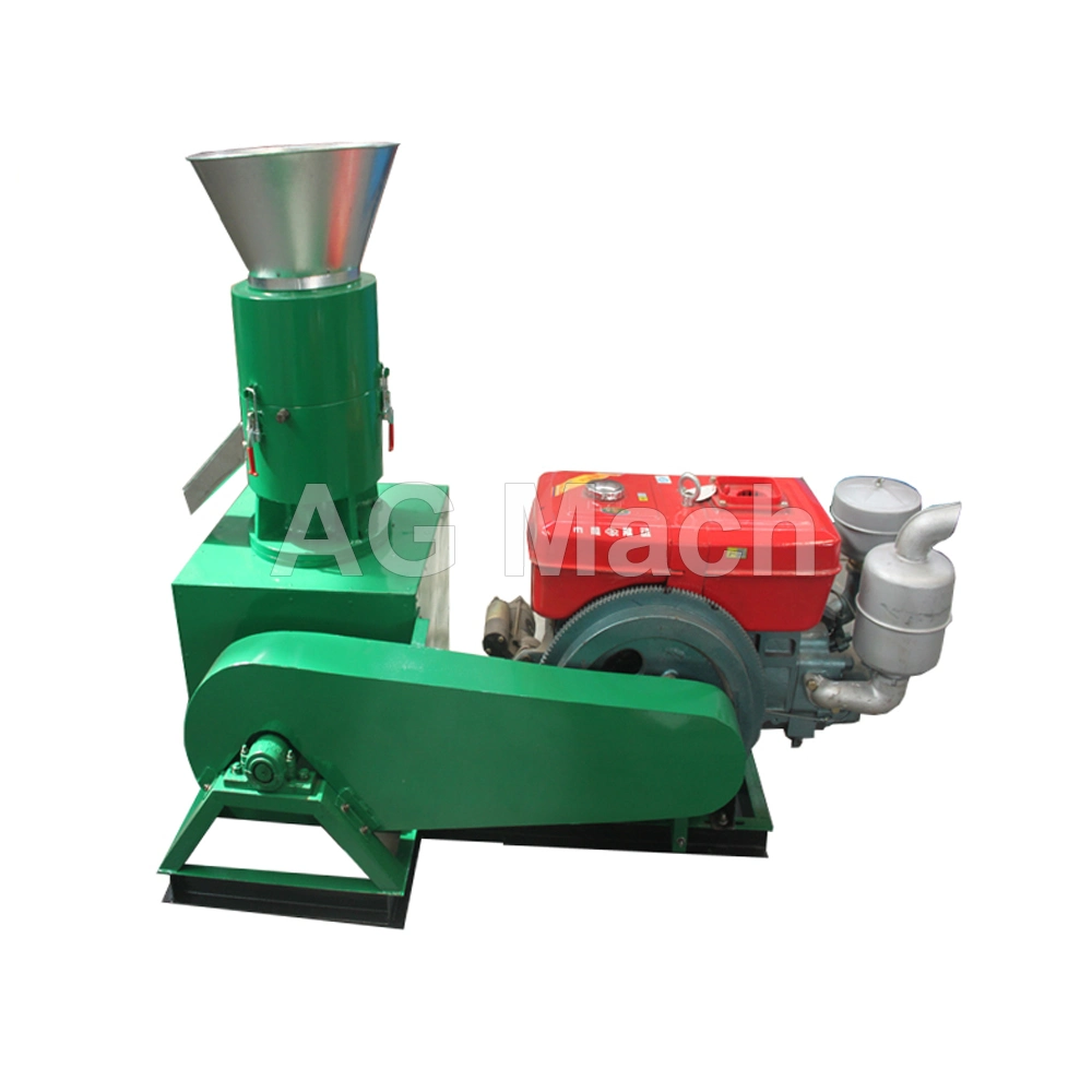 Diesel Type Rice Husk Pellet Machine Wood Granulator Maker Mill