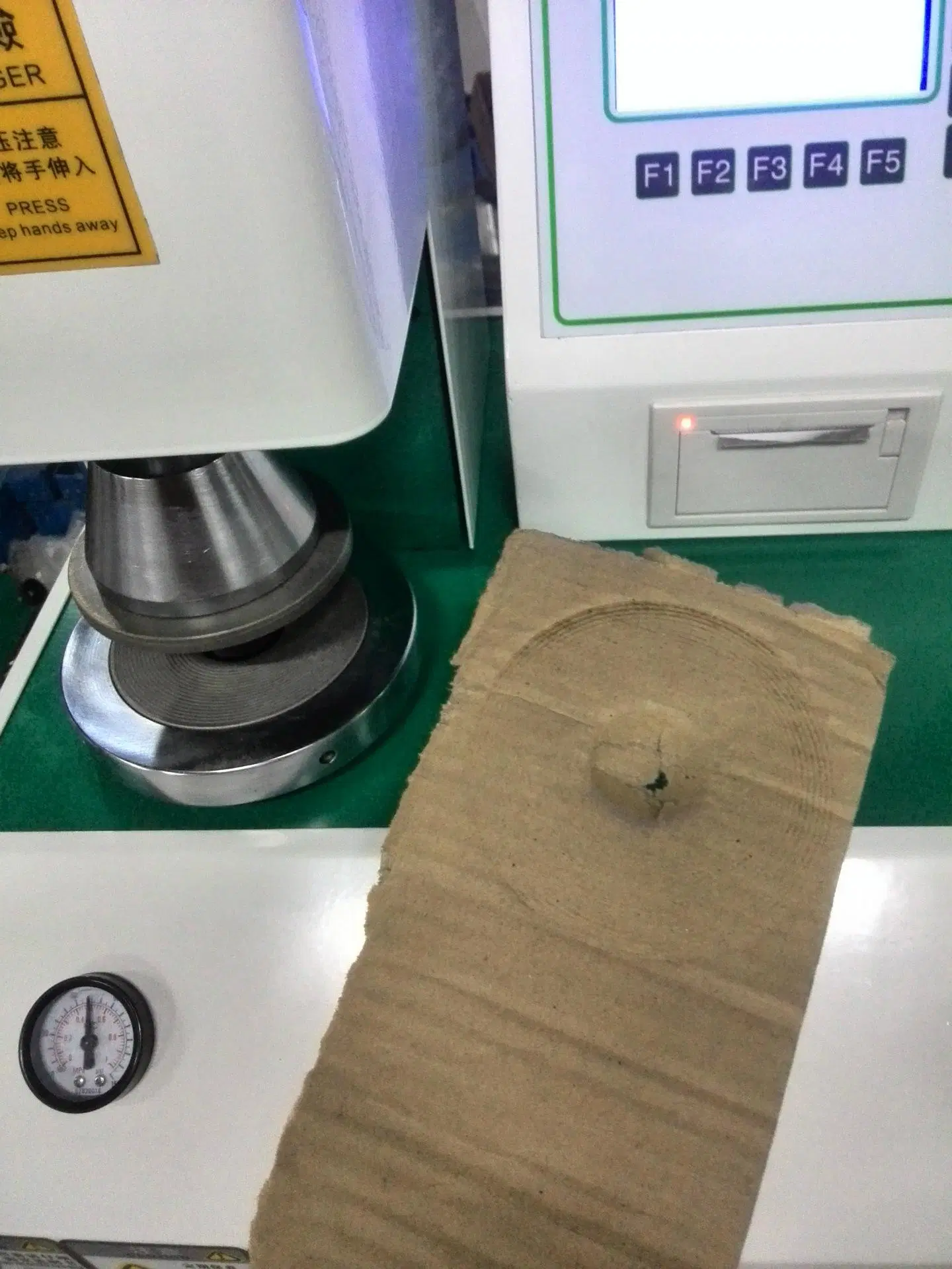 Paper Industry Cardboard Bursting Strength Tester