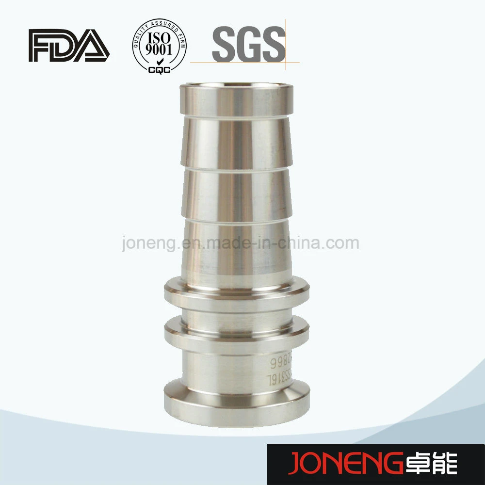 Stainless Steel Sanitary Grade Hose Adaptor Pipe Fittings for Oil Water and Gas