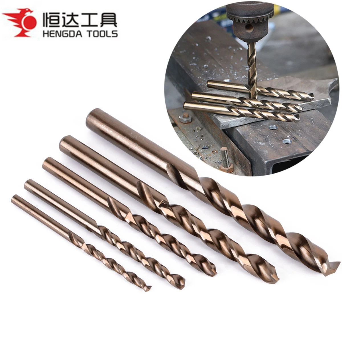 Wholesale High Quality HSS 4341 6542 M2 and M35 Cobalt Twist Drill Bit for Metal Drilling