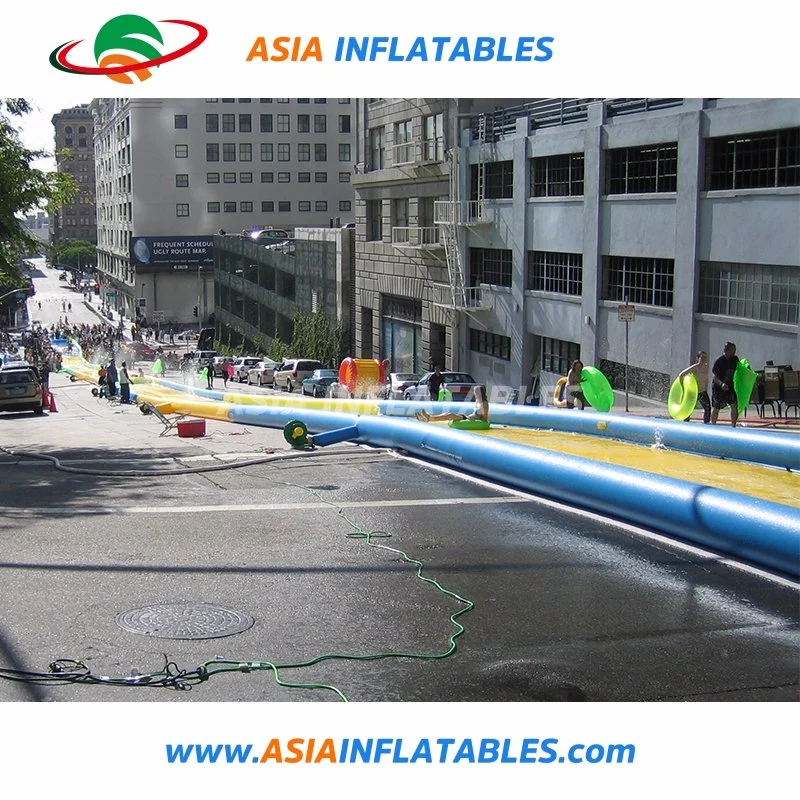 Commercial Inflatable Long Water Slides, Inflatable Slides The City for Crazy