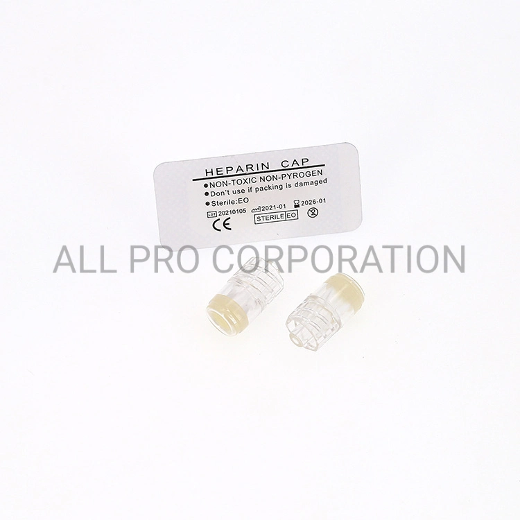 Disposable Injection Luer Lock Transparent Heparin Cap