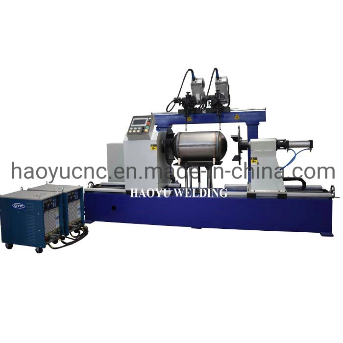Industry Plant Production Line CNC Automatic Air Compressor Gas Solar Water Heater Tank Double Circular Seam Welding Machine