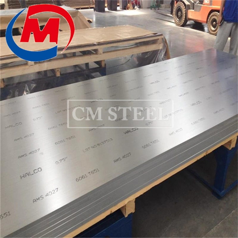 Decoration 4mm 5052 5754 5083 6061 6082 7075 T5 T651 Aluminum/Aluminium Sheet Plate Alloy