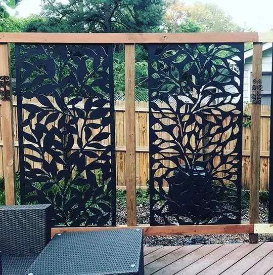 Custom Outdoor Metal Privacy Screen Garden Screen