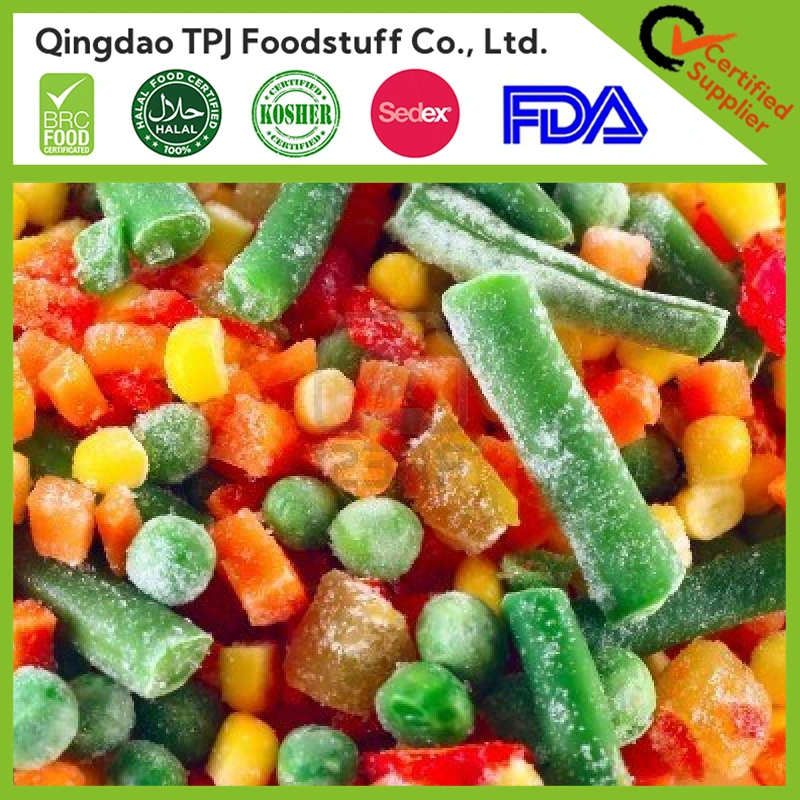 Factory Direct 2 3 4 Way Mixed IQF Frozen Vegetables in Retail/Bulk Package