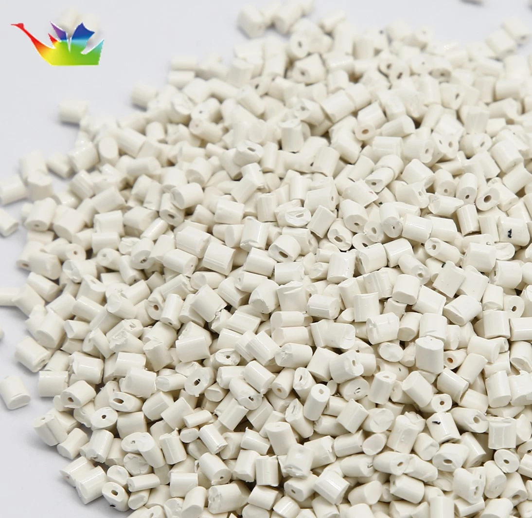 White Co-Extrusion ASA Granule tuile pour la résine de PVC Machine