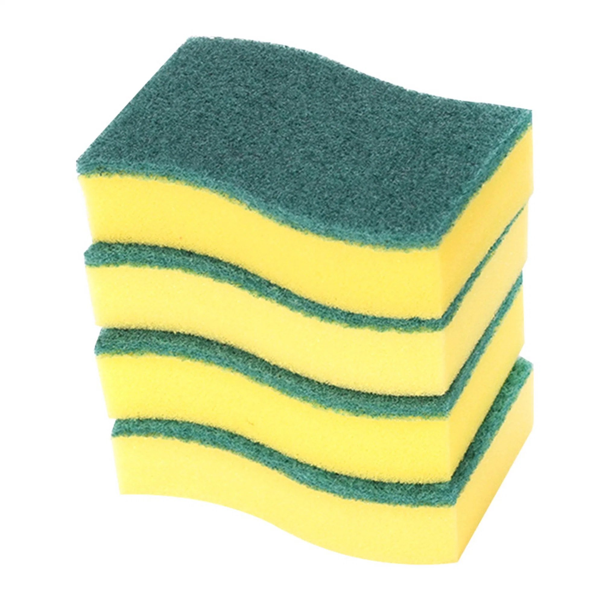 Esponja apestan esponja gratis de limpieza sin esfuerzo para los platos ollas sartenes a la vez una esponja exfoliante de limpieza de matorrales cuenta-12