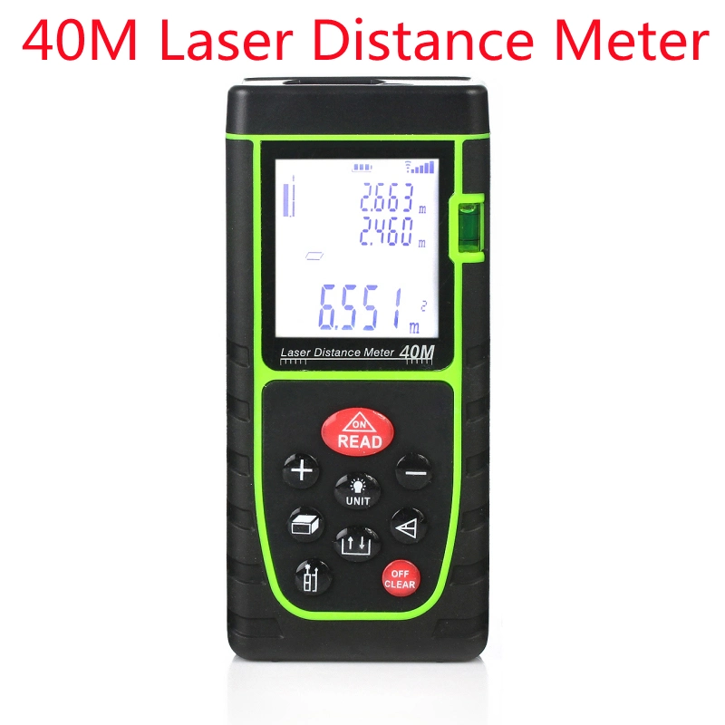 High Precision Pocket Handheld Smart Digital 40m Laser Measure Laser Distance Meter