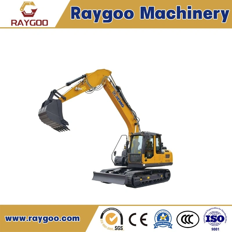 Precio barato China XCMG xe150u 15 Ton pequeña excavadora de cadenas hidráulico con accesorios Precio de venta (más de modelo para la venta)