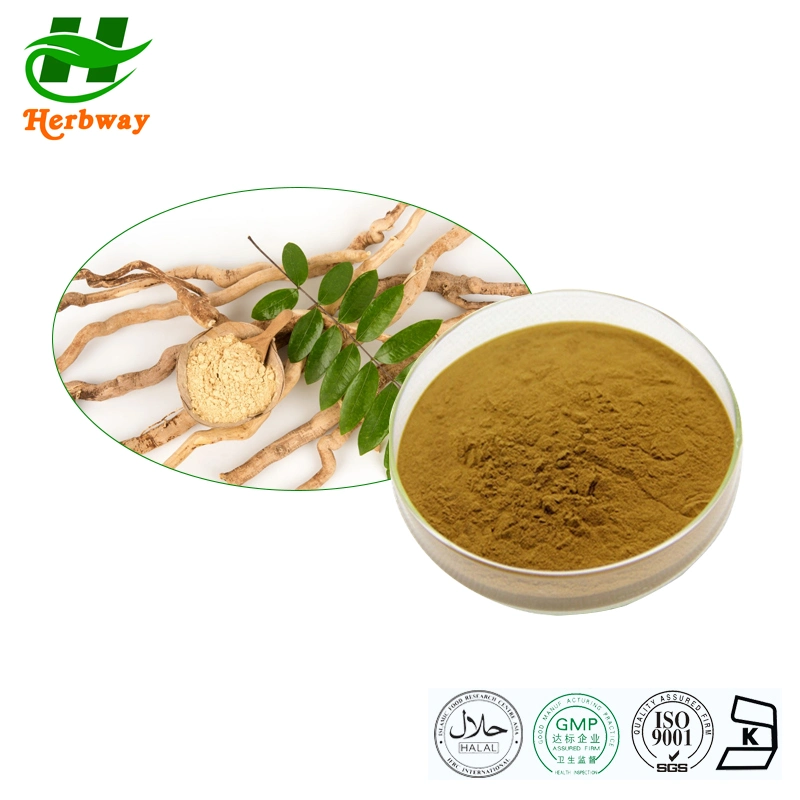 Herbway Kosher Halal Certified Plant Extract Herbal Extract 4: 1 10: 1 6% Macamides Tongkat Ali Maca Powder Maca Extract for Male Health Care