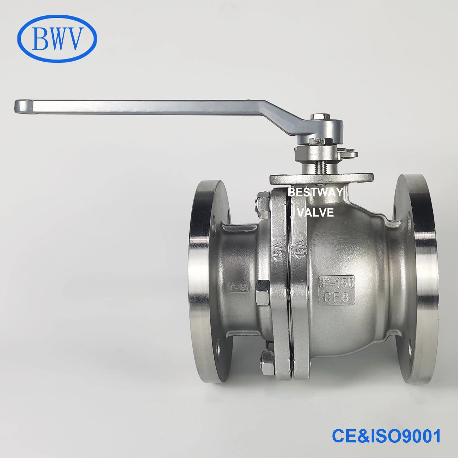 China Industrial Valve ANSI 150lb CF8 CF8m 304 316 Wcb Full Port Manual Flanged/Flange End Stainless Steel Floating Ball Valves