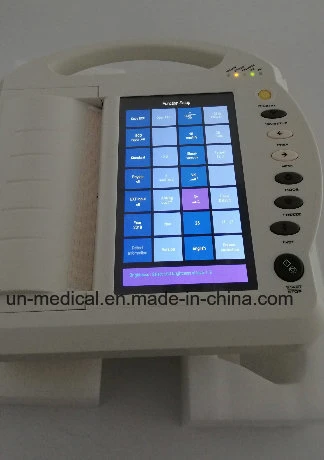 Un8012 Medical Rechargeable Twelve Channels Portable ECG EKG Machine