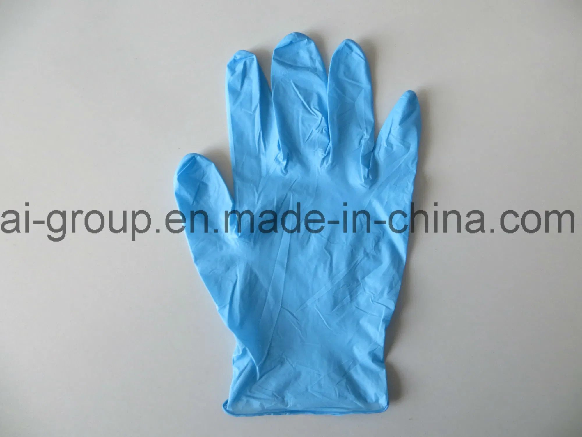 Disposable blue Nitrile Gloves with Powder Free for Dental Examination