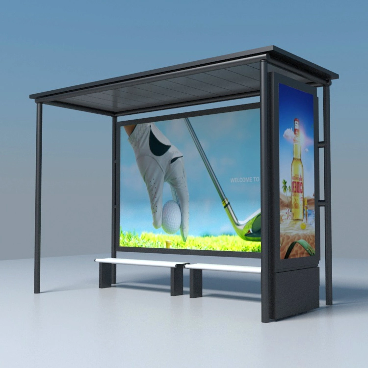 Outdoor Advertising Light Box Solar LED Light Box for Bus Shelter