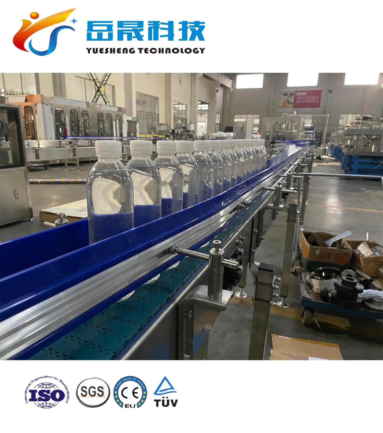 Trade Assurance Pet Plastic Glass Bottled Filling Purified Water Production Line / Equipment / System