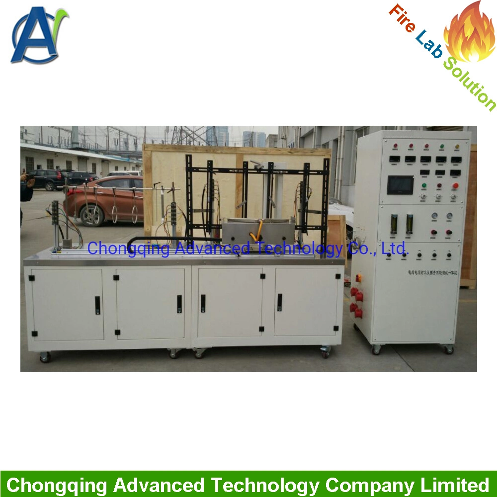 IEC 60331 Fire Resistance, mechanical Shock and Water Spray Testing Equipment for Cables and Wires