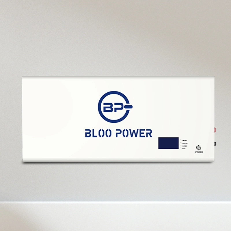 Bloopower 400ah 500ah LiFePO4 Lithium Charger for Solar System 10kwh 100ah Li Ion Ess Smart Wall Household House Storage Battery