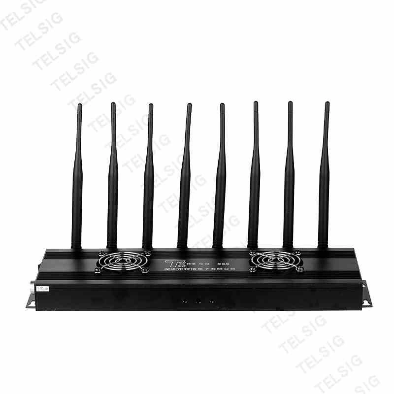 (TX-Y8) Mobile Phone Jammer with Power 18W Cell Phone Desktop Signal Jammer with 8 Antenna