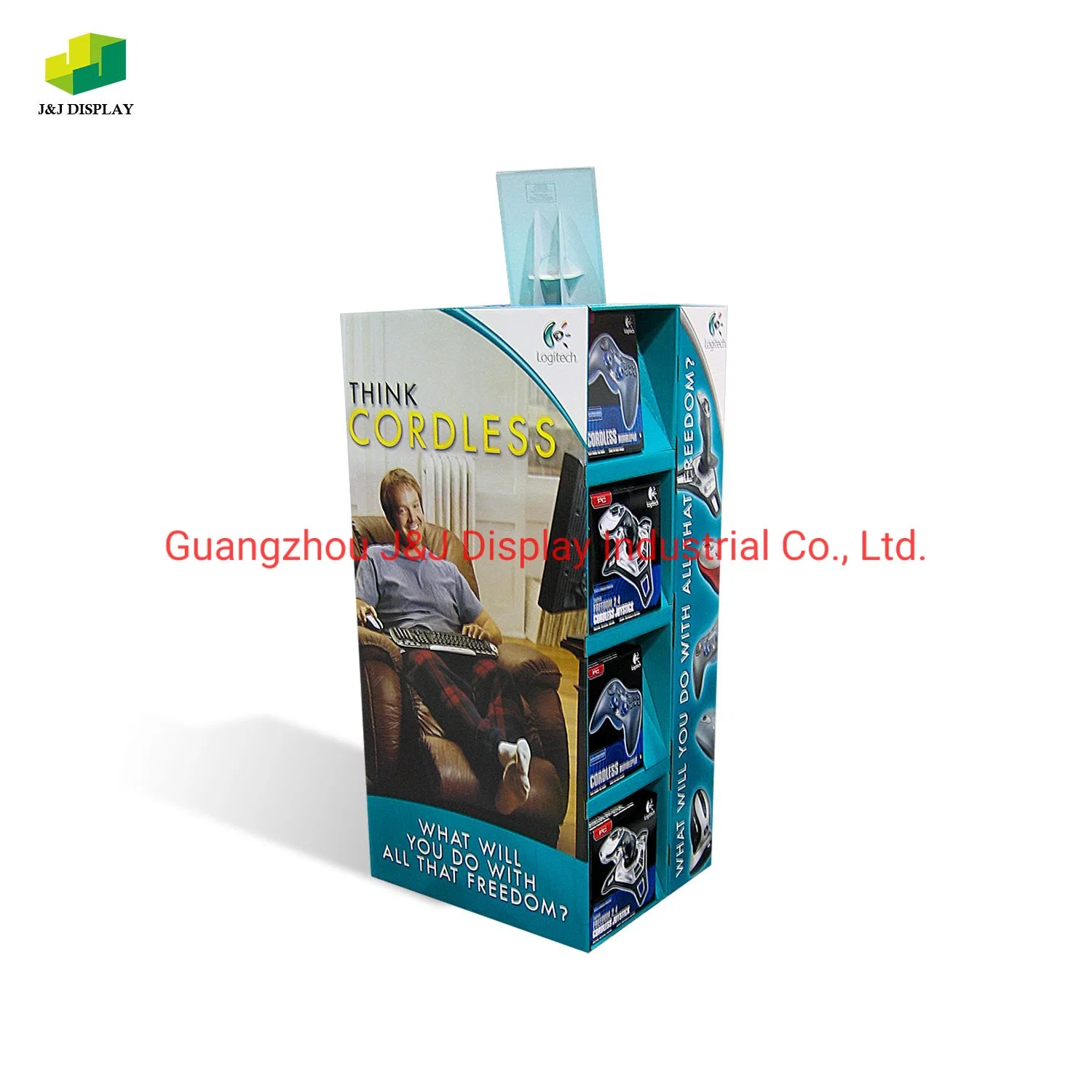 Wholesale/Supplier Exquisite Pop up Display Supermarket Advertising Cardboard Storage Rack for Retail Food