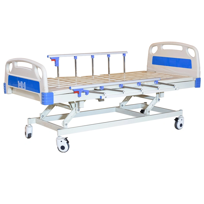 Mobiliário de Hospital Medical Função cirúrgica UTI dobrável ajustável de desfibrilação elétrica cama dos cuidados de enfermagem