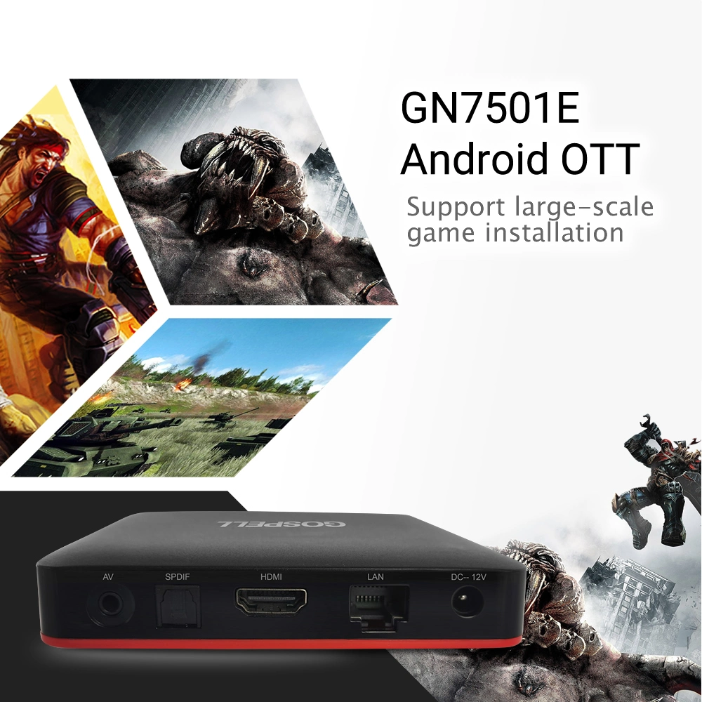 Intelligenter Video-Player-gesetzter Spitzenkasten WiFi des Android Fernsehapparat-Kasten-Hi3798mv200 2GB 16GB 4K intelligenter Fernsehapparat-Kasten