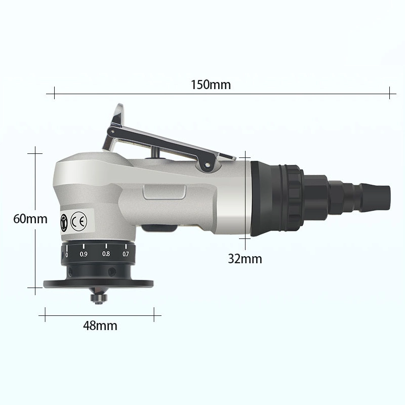 Velocidad sin carga de alta potencia 2800rpm Mini máquina neumática biselado