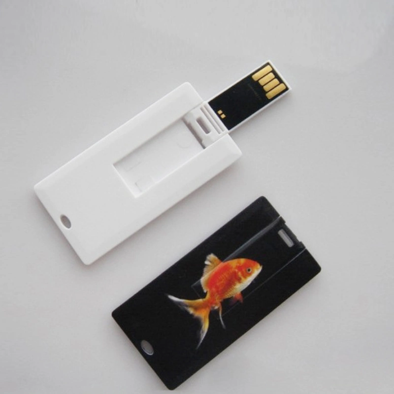 Mini plástico Cartão de Crédito Unidade Flash USB, disco flash USB Cartão de visitas Disk 32MB-128GB para os negócios