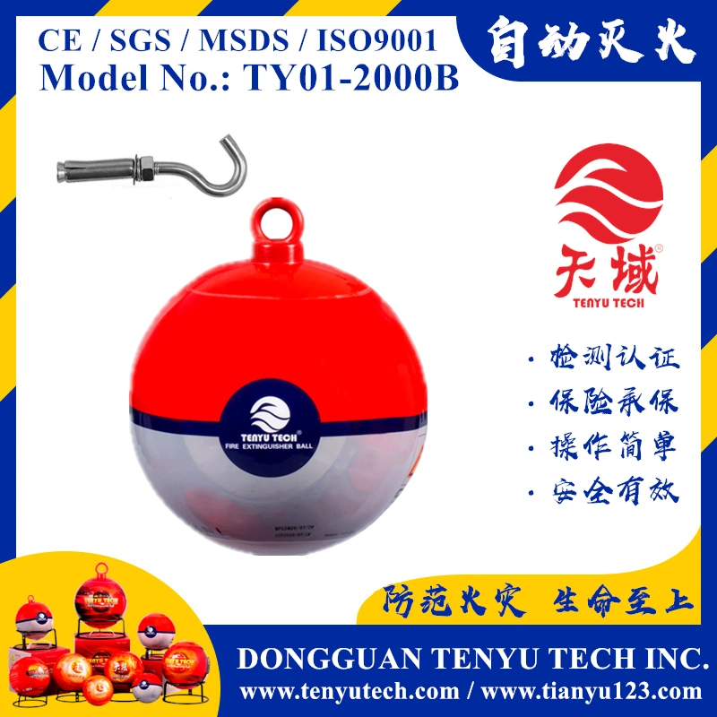 ABC Polvo seco productos calientes 2kg Bola de fuego automático extinguidor con precios baratos para la India y África y América Latina