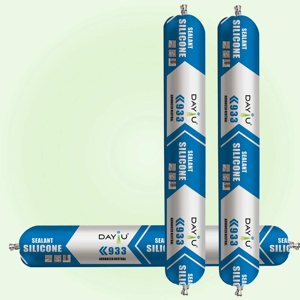 Salchichas envases 590ml de material de construcción Sellador de silicona sellante secado neutro