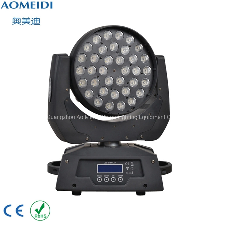 36PCS 10W RGBW 4in1 LED Wash Moving Head Stage Lights