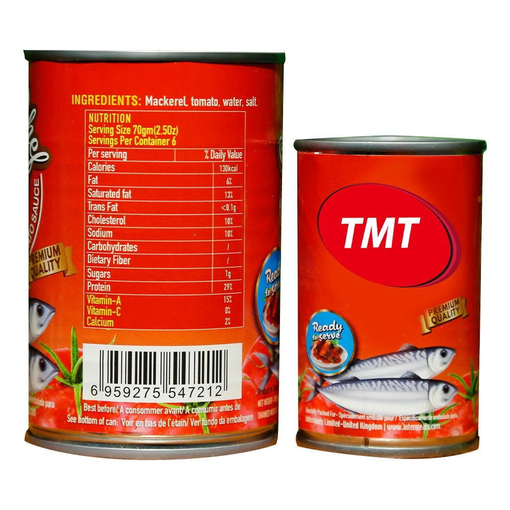 Makrelenfisch in Tomatensauce 425g OEM Brand Free Design