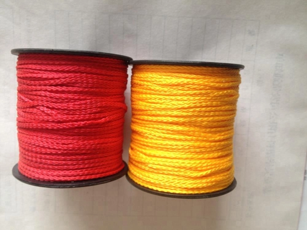 Factory Supply 1.5mm PP Braided Twine/Rope, 8 Strand Mason Line /Brick Line