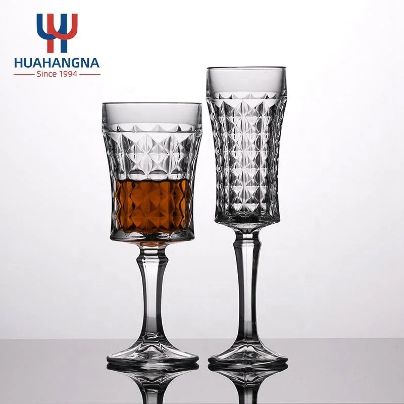 European Goblet Whiskey Copa Copa Copa Champagne Flute Premium Mayoreo plomo Juego gratuito de vino de cristal y whisky