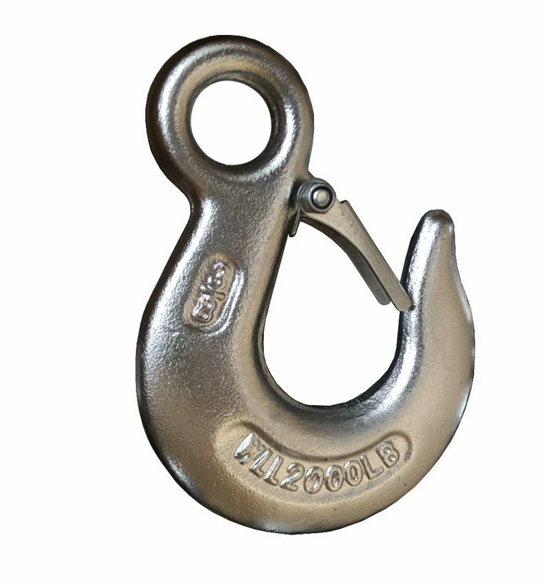 Hot Forged Steel U Type Clevis Slip Latch Single Lifting Hooks with CE Certificate