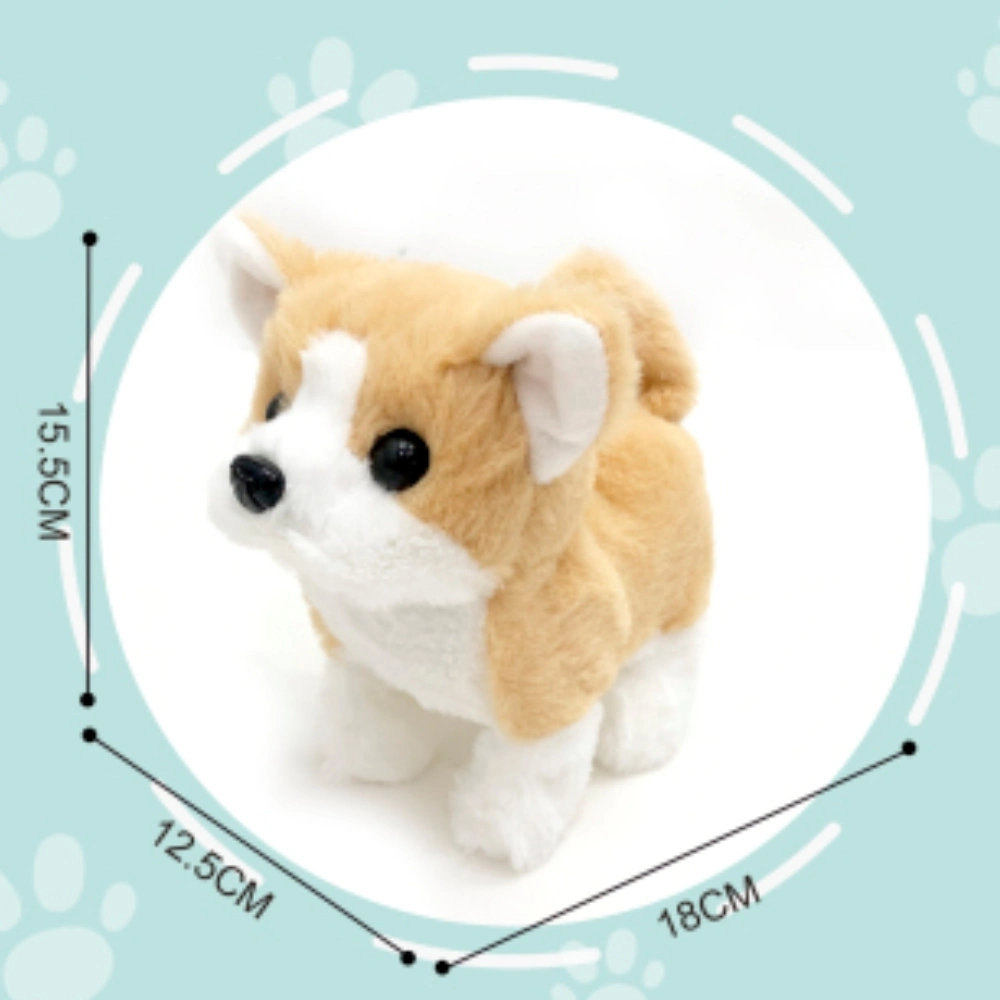 ODM et OEM fonctionnement de la batterie Simulation jouet peluche pour chien peluche pour enfants peluche Jouets mignon Puppy peluche poupée Décoration chien cadeau