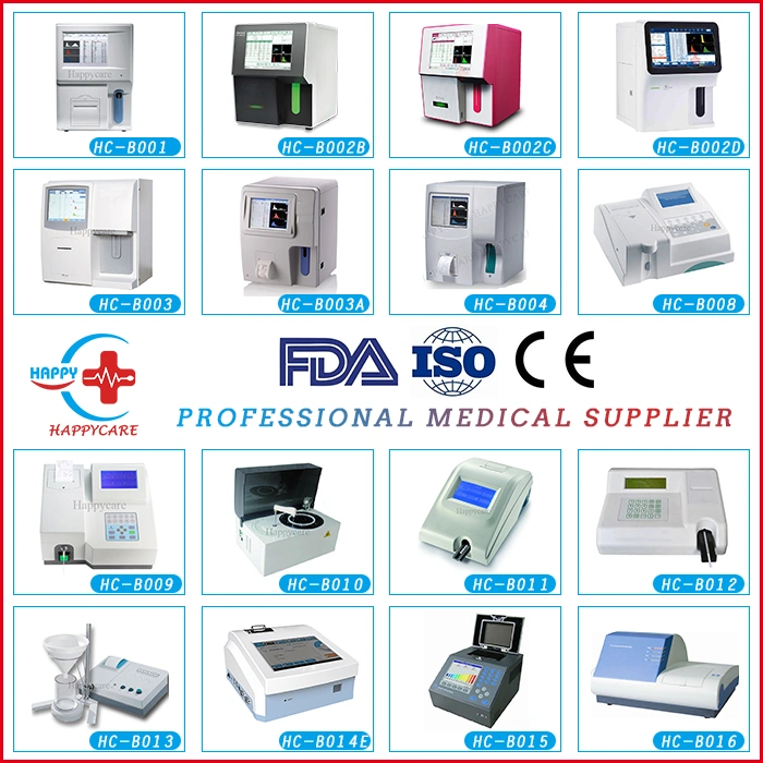 Équipement de laboratoire médical/analyseur d'hématologie/analyseur de biochimie/analyseur d'électrolyte/lecteur Elisa/machine PCR/immunoessai/analyseur de sperme/équipement de laboratoire