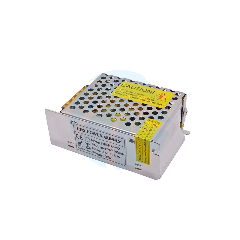 25W 12V SALIDA Non-Waterproof IP20 de conmutación de interiores de suministro de energía LED