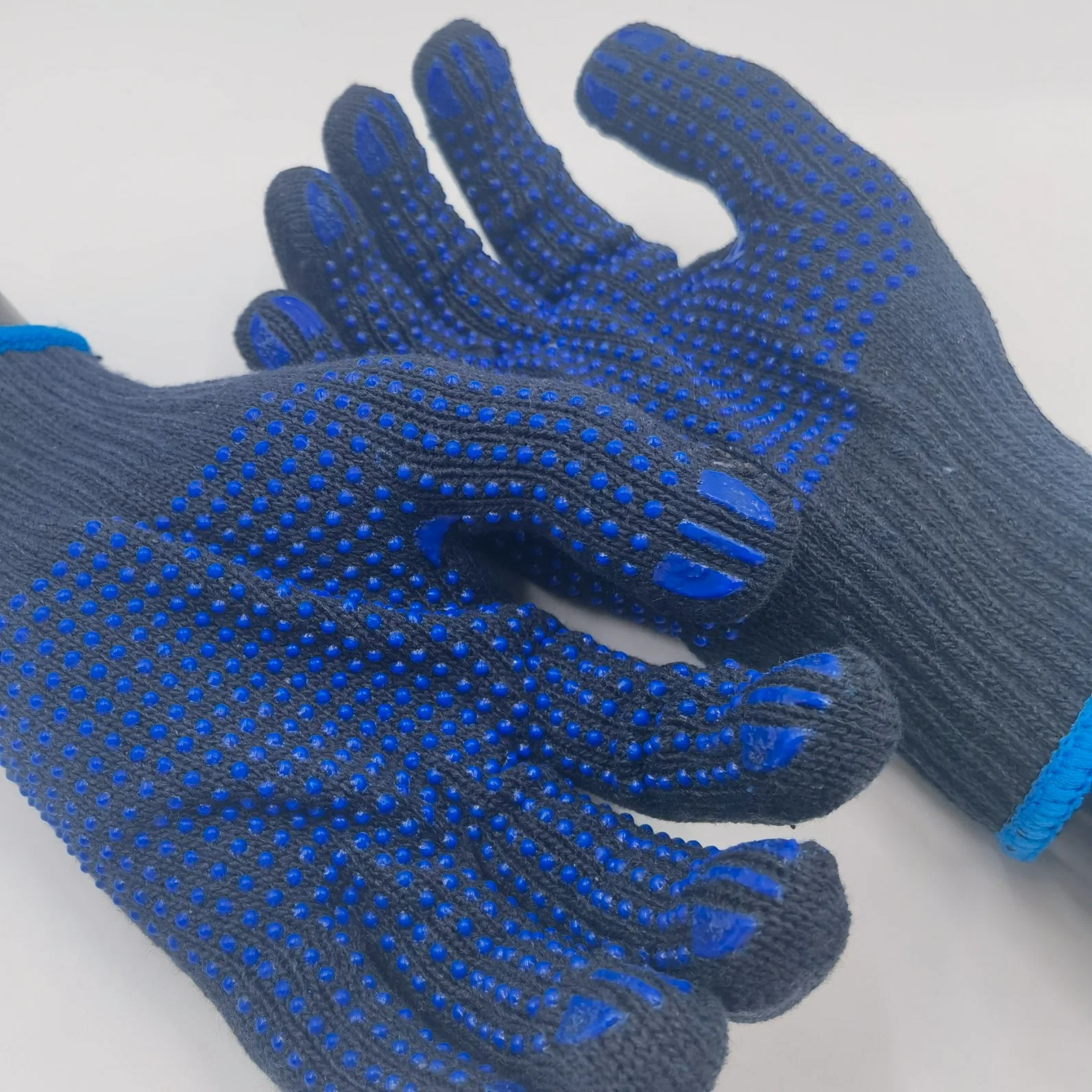 China Wholesale/Supplier/trabajo/Seguridad Industrial Guantes de trabajo/construcción/puntos de PVC Guante de trabajo/Dots Guantes tejidos de algodón