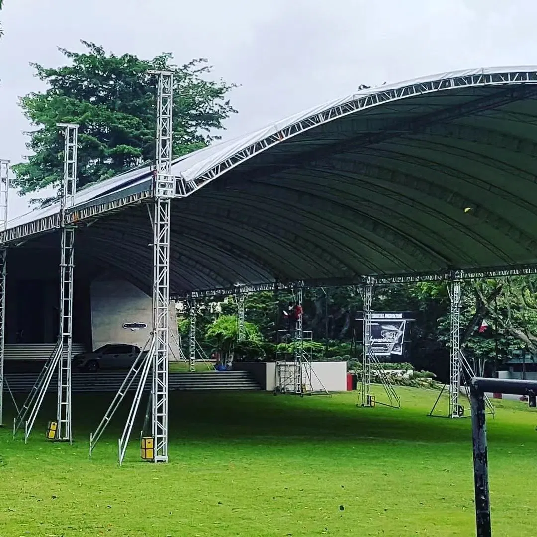 Stage Truss Spigot Type Design Arch Canopy Roof Truss System