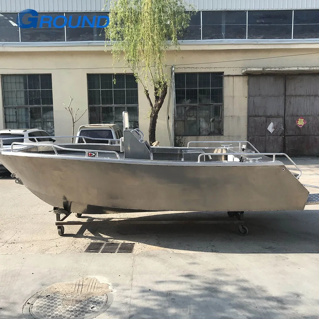 Ground 5.1m 17FT Outboard Center Console Aluminum Vessel