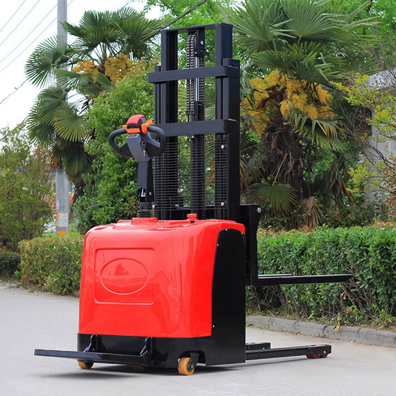 1.5ton Stand Drive Full Electric Pallet Stacker Electric Forklift