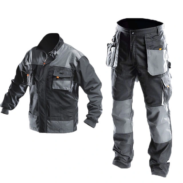 Workwear with Multi Pocket Mens Safety Jacket Pant