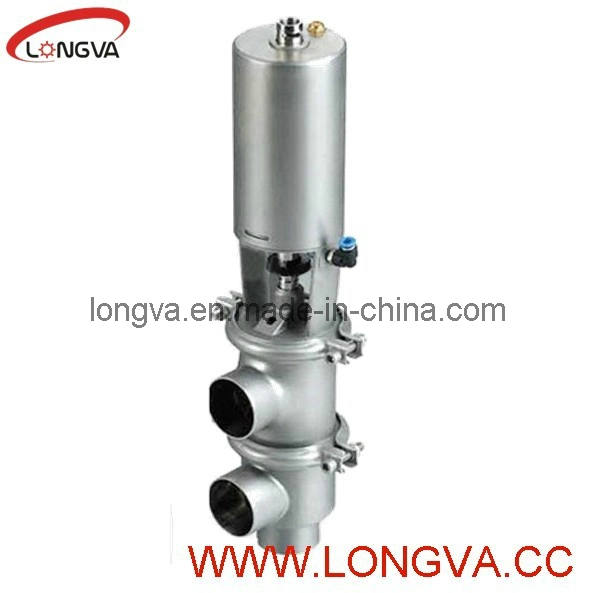 Sanitary 304 Divert Valve Pneumatic Reversing Valve