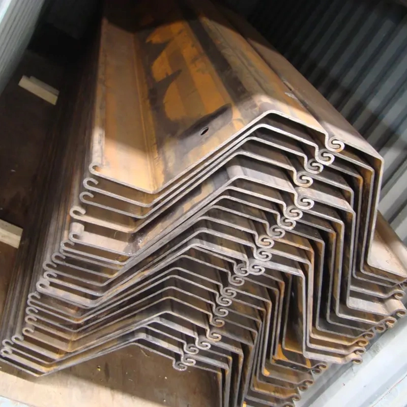 Hot Rolled Steel Steel Sheet Pile U, Z, L, S, Pan, Flat, Hat Profiles