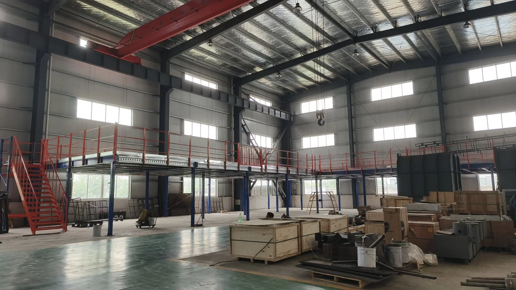 Heavy Duty Warehouse Storage Steel Flush Mezzanine Floor with High quality/High cost performance  in China