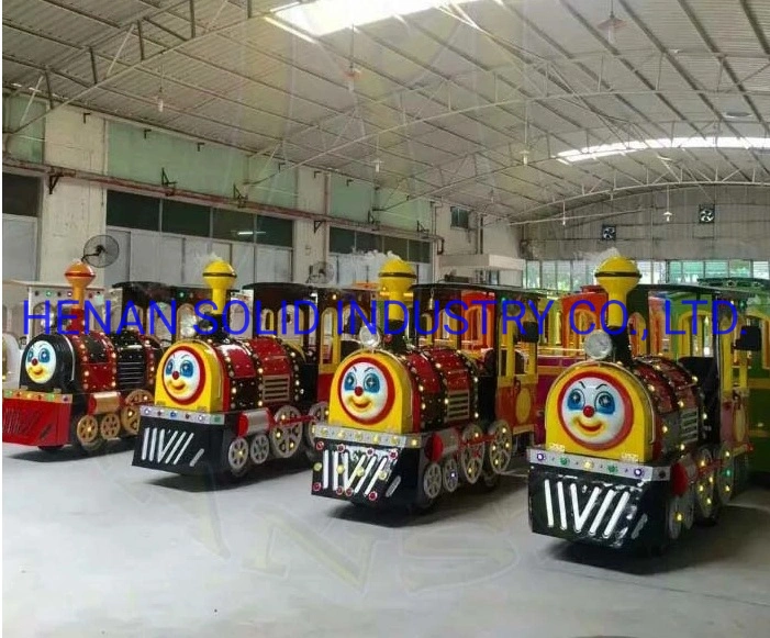 Theme Amusement Park Rides Electric Track Train 16-84 Seats for Travel Sightseeing